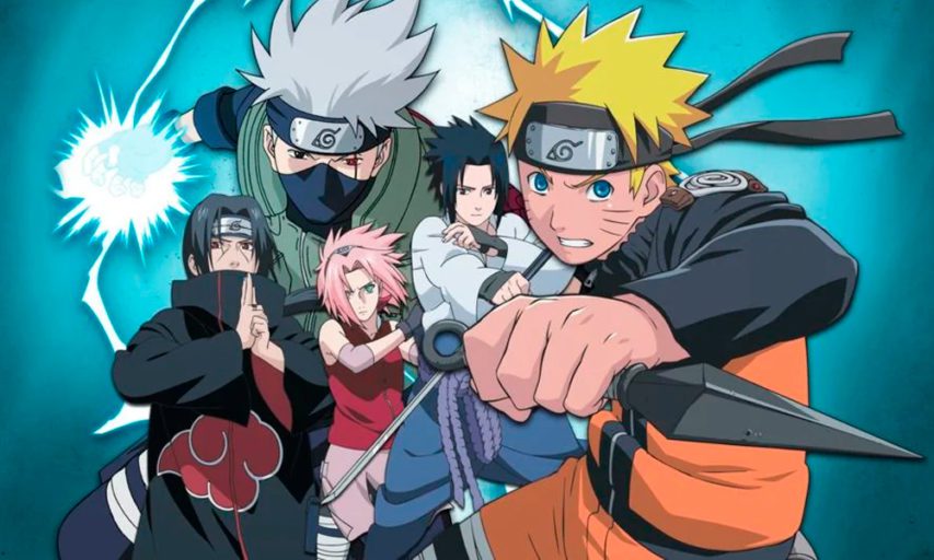 Los protagonistas de Naruto Shippuden