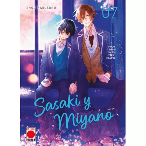 Sasaki y Miyano 7 como parte de las Novedades Manga del 24 al 28 de julio de 2023