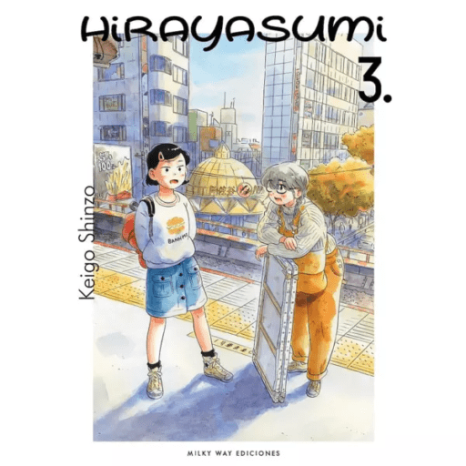 Hirayasumi 3 como parte de las Novedades Manga del 24 al 28 de julio de 2023