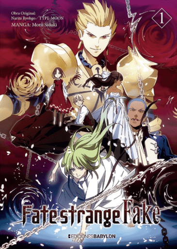 Fate Strange Fake 1 como parte de las Novedades Manga del 24 al 28 de julio de 2023
