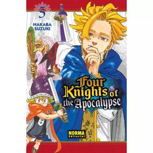 Four Knights of the Apocalypse 5 como parte de las Novedades Manga Semana 31 del 31 de julio al 4 de agosto de 2023