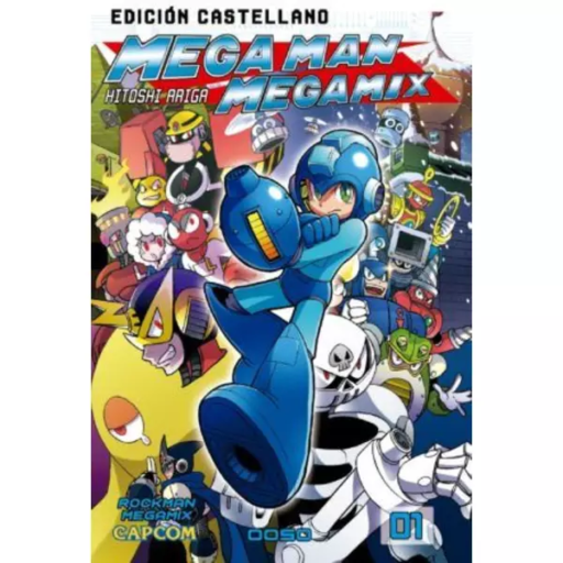 Mega Man Megamix 1 como parte de las Novedades Manga Semana 32 del 7 al 11 de agosto de 2023