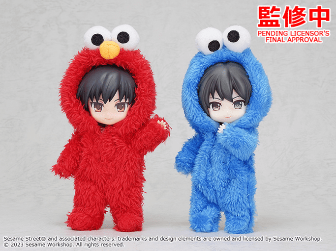 Nendoroid Doll Kigurumi Pajamas: Elmo Nendoroid Doll Kigurumi Pajamas: Cookie Monster