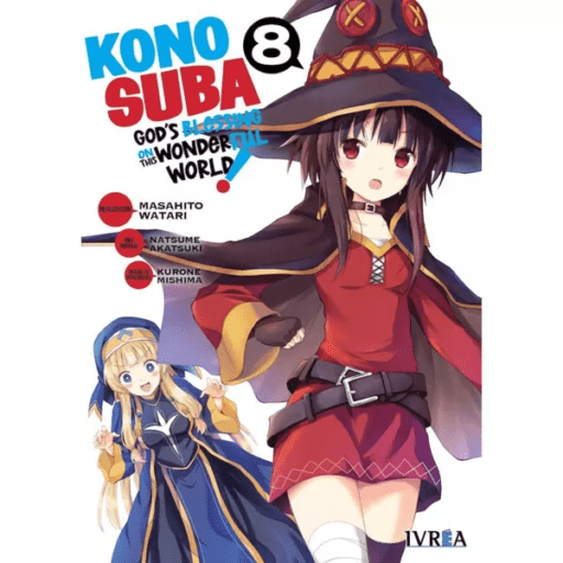 Konosuba 8 como parte de las Novedades Manga Semana 31 del 31 de julio al 4 de agosto de 2023