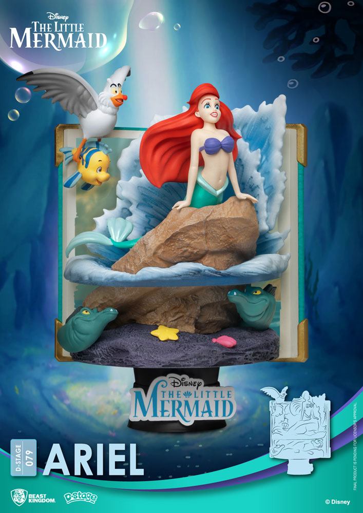 multicolor Goplnma The Little Mermaid Ropa de cama Disney Ariel con funda de almohada Disny Ariel funda nórdica de Ariel La Sirenita 135 x 200 cm, 1 