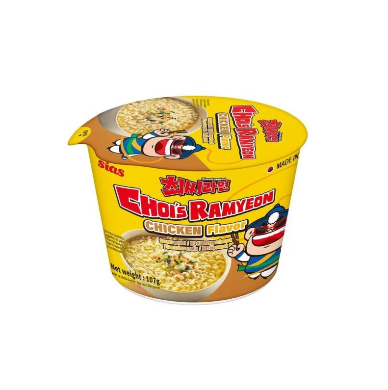 Chicken Flavour Instant Ramen Choi's Ramyeon Sias 107 g | Kurogami