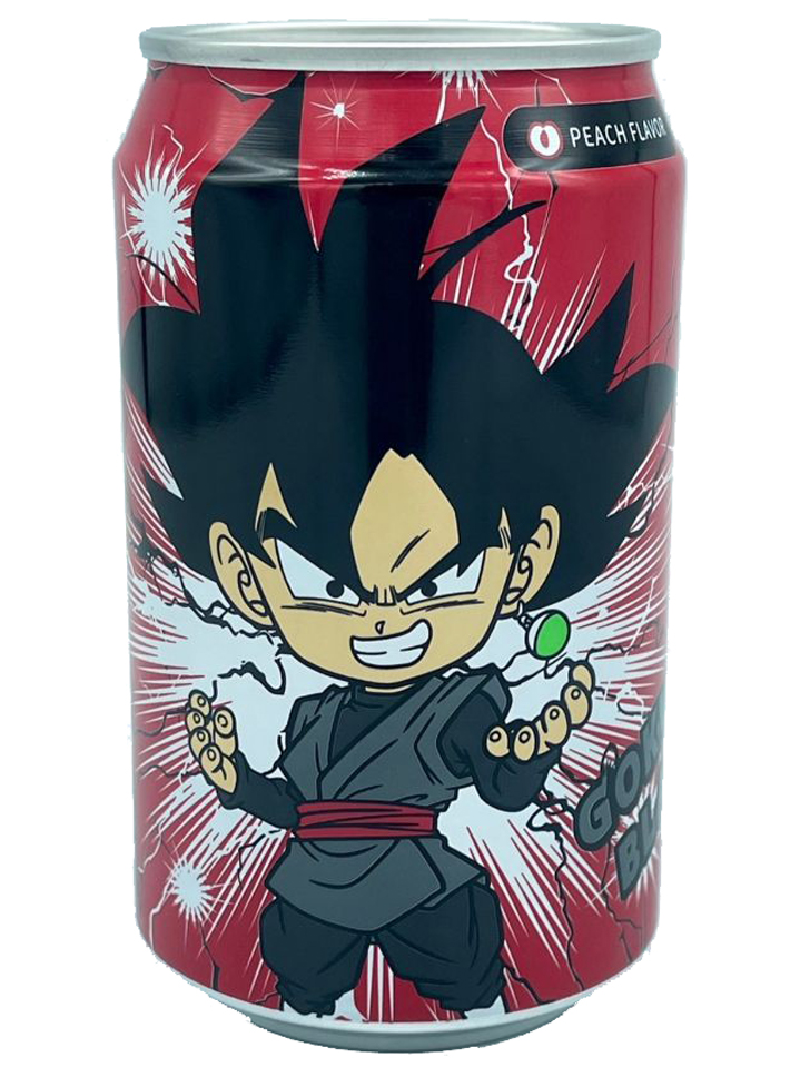 Refresco Dragon Ball Ocean Bomb Goku Black sabor Melocoton | Kurogami