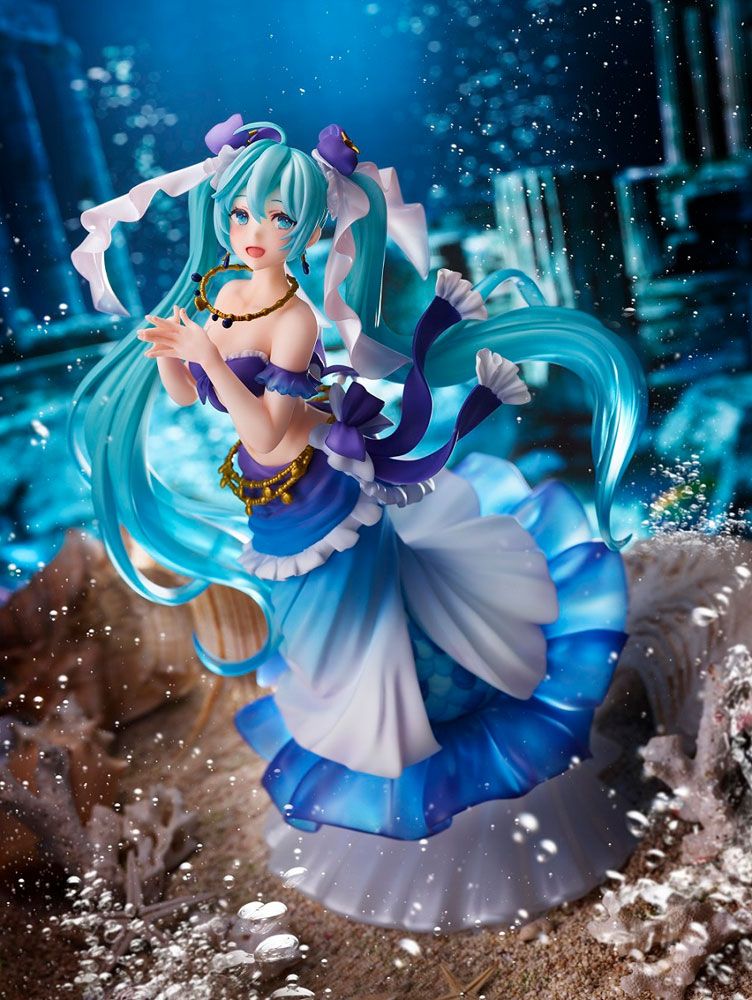 Vocaloid Hatsune Miku Princess Mermaid Figure AMP Taito Official From Japan