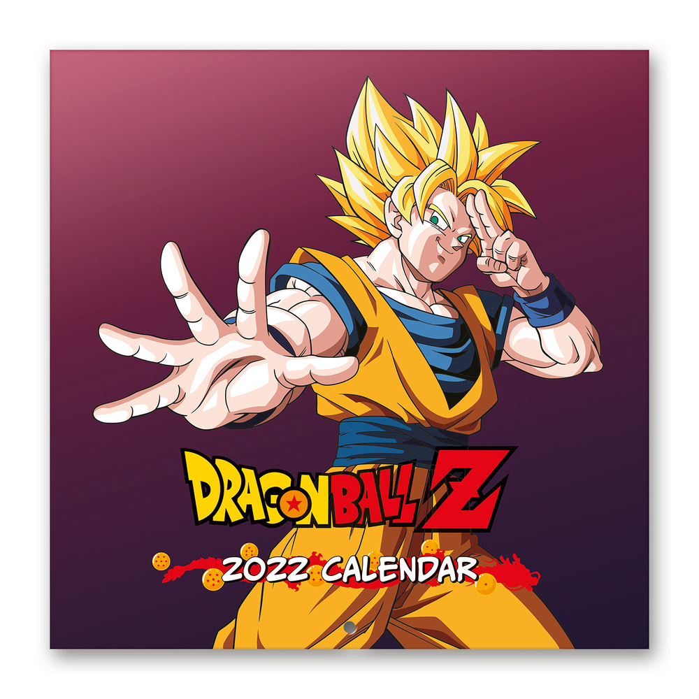 2022 Calendar Son Goku SSJ Dragon Ball Z | Kurogami