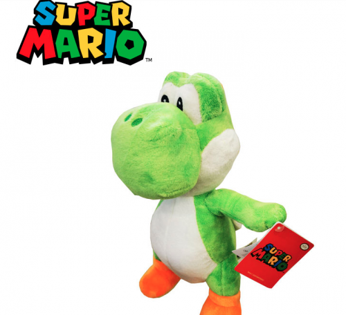 SUPER MARIO - Mario et Yoshi - Peluche 21cm 