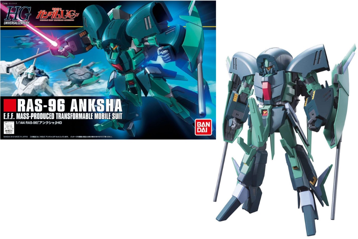 RAS-96 Anksha Model Kit Gundam HGUC | Kurogami