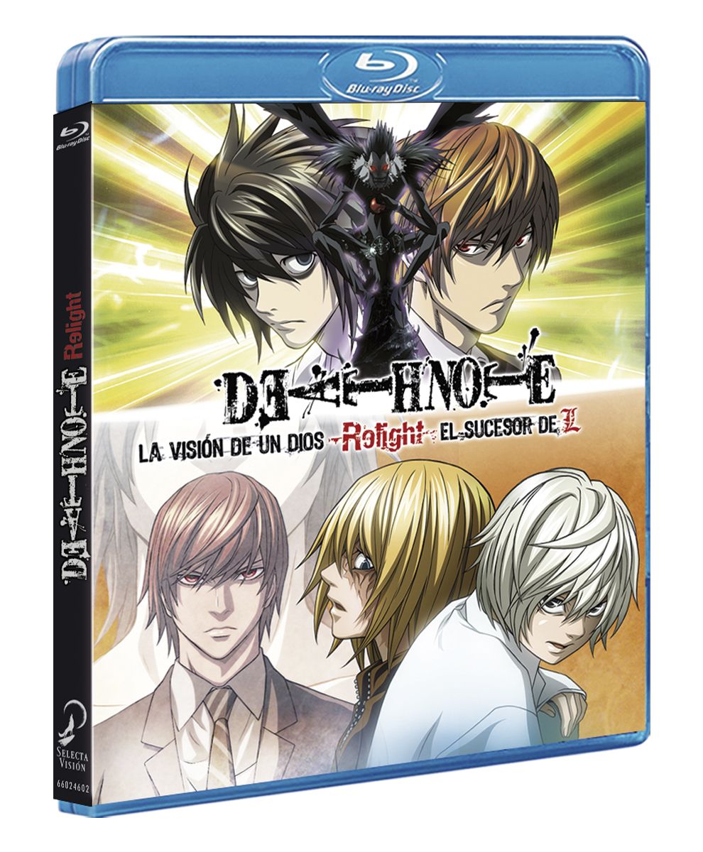 Bluray Death Note Relight Vision of a God + Successor to L | Kurogami
