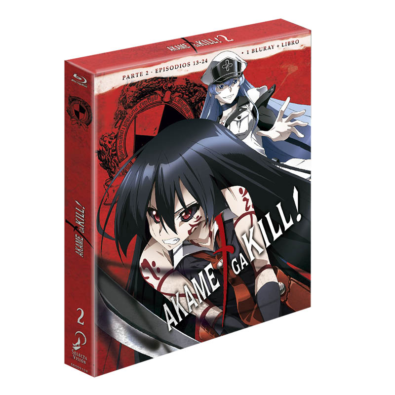 Akame Ga Kill Episodios 1 A 12. Blu-Ray Edición Coleccionistas