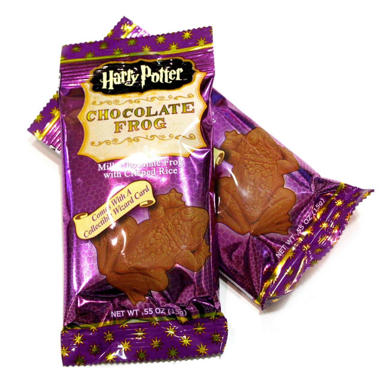 Harry Potter Rana de chocolate y tarjeta coleccionable, 0.55  onzas, (paquete de 2) : Comida Gourmet y Alimentos