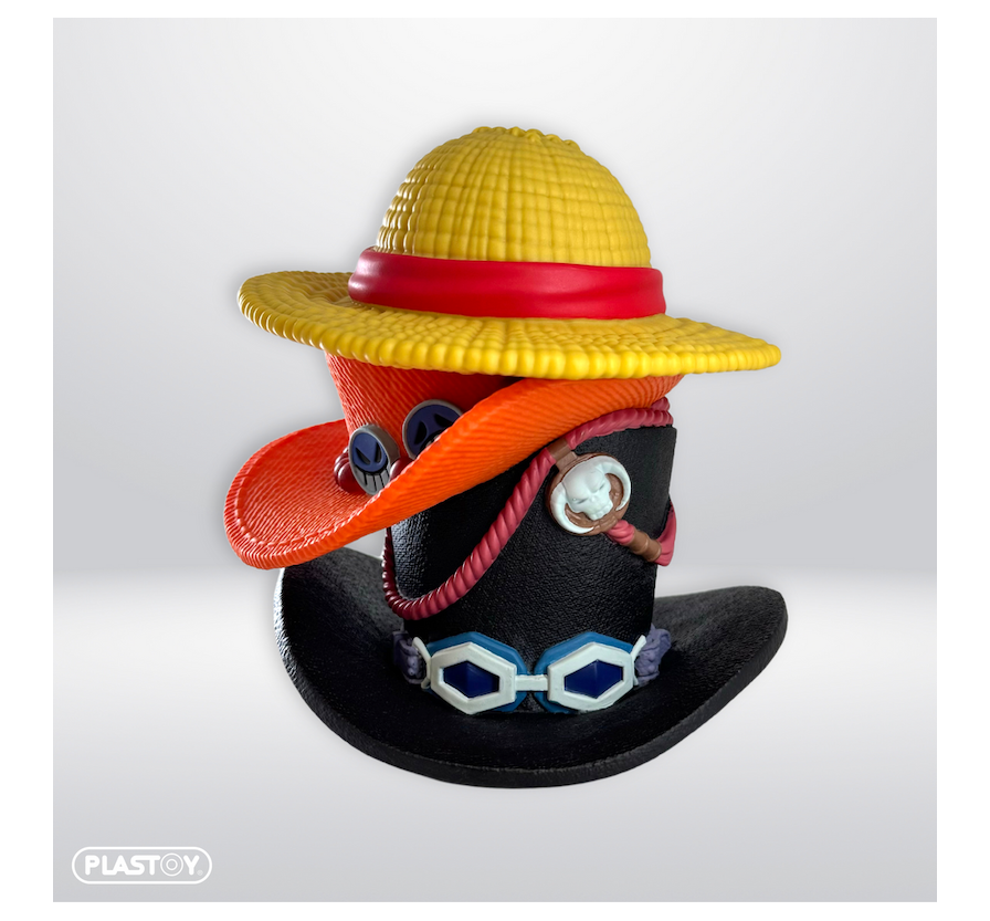 Monkey Luffy, Portgas Ace Sabo Hats Coin Bank One Piece