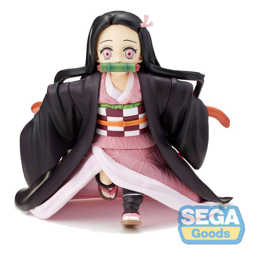 18cm Anime Demon Slayer Kamado Nezuko Kick Fighting. PVC Figure No