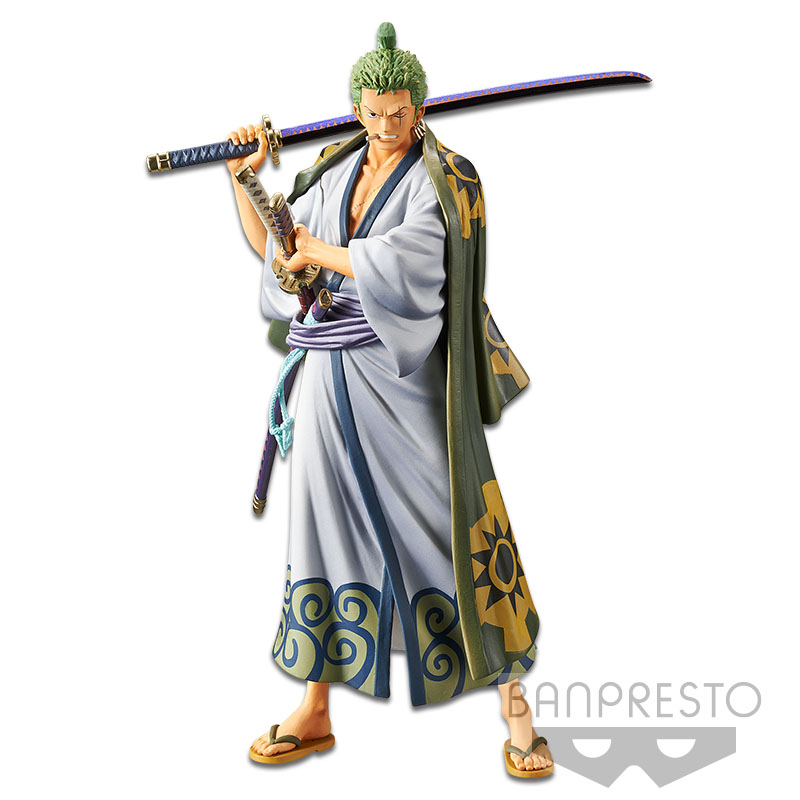 Figura Roronoa Zoro The Grandline Men Wanokuni | Kurogami