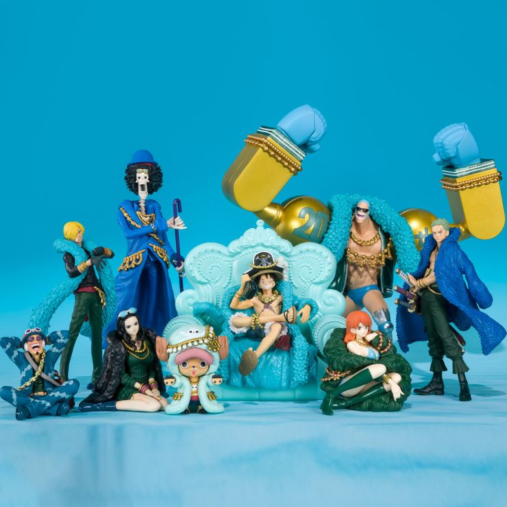 Figuras One Piece 20th Anniversary Tamashii Box Set Completo