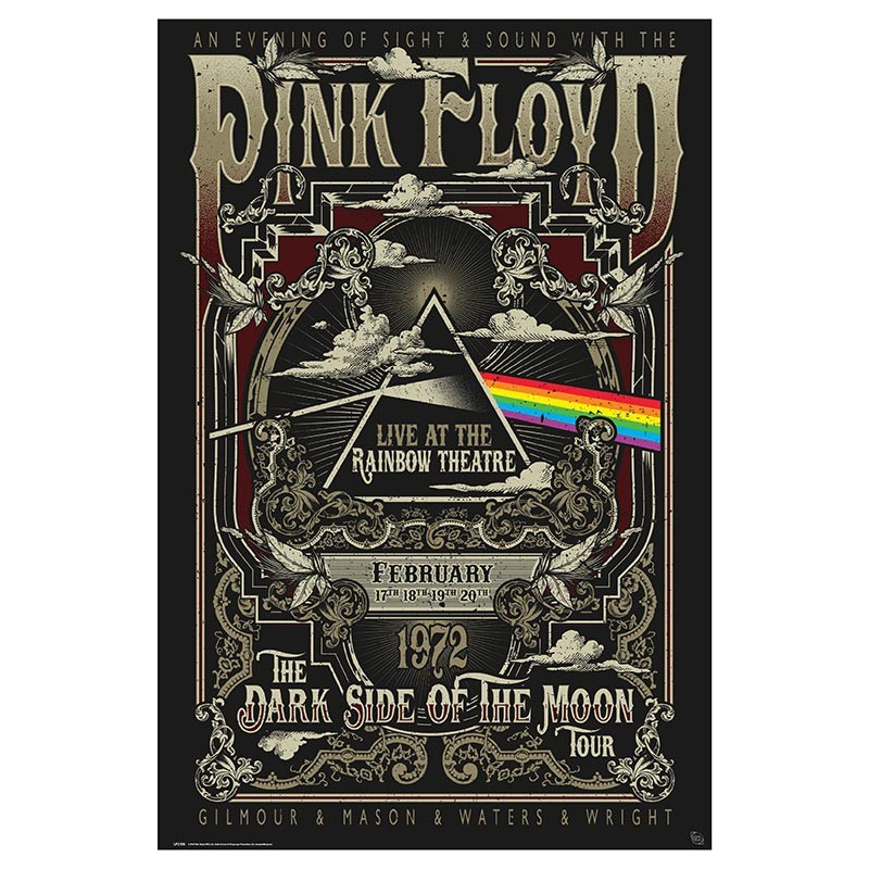 Poster Pink Floyd - Rainbow Theatre | Wall Art, Gifts & Merchandise 