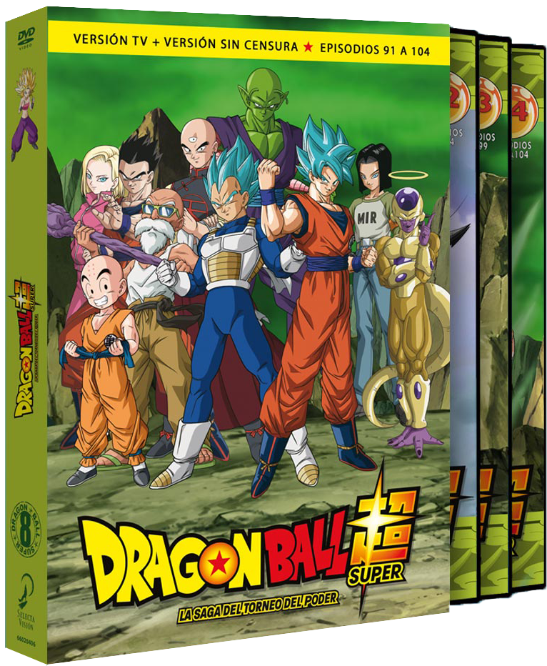 Dragon Ball Super Box 8 Episodios 91-104 DVD | Kurogami