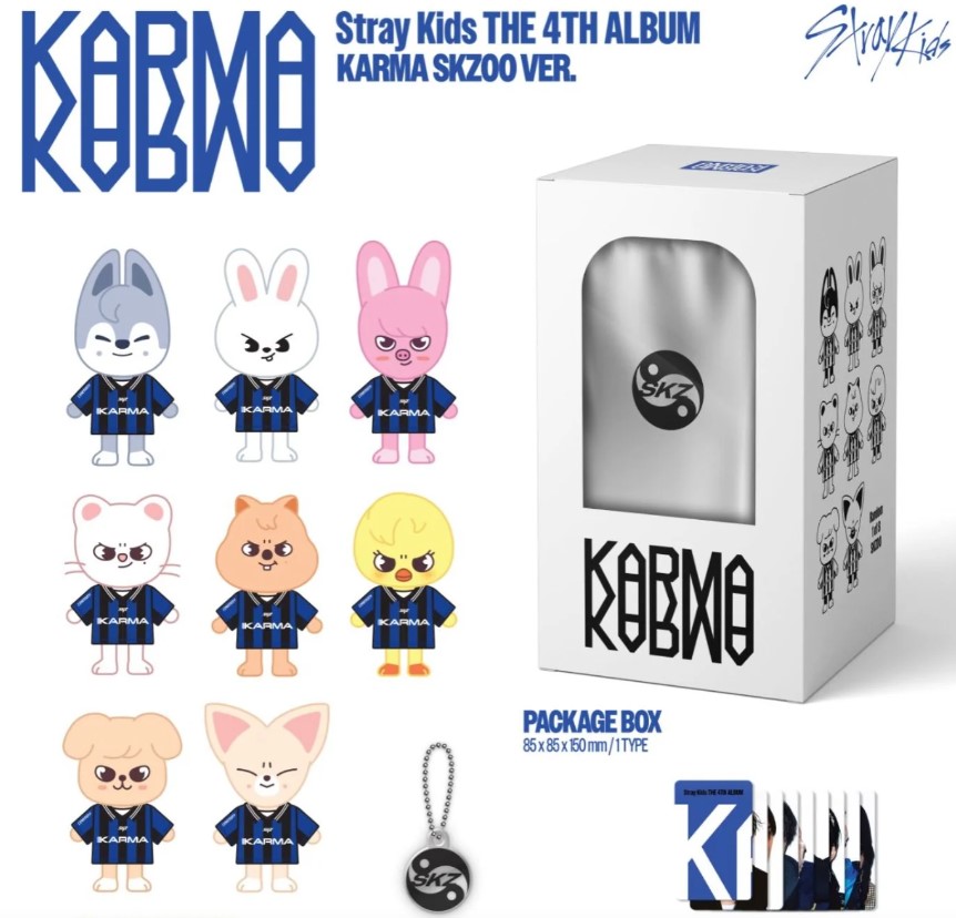 StrayKids スキズ KARMA SKZOO フィリックス リノ アイエン Álbum STRAY KIDS - Karma Skzoo Ver (Aleatorio) | Kurogami