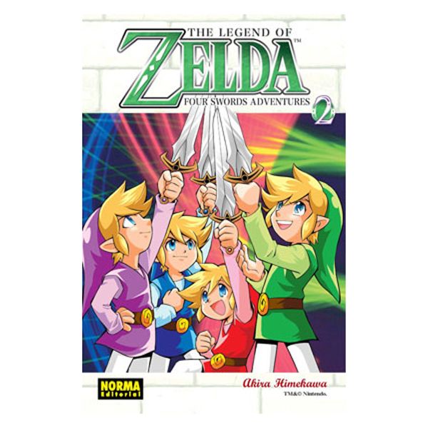 The Legend of Zelda Four Swords #02 (Spanish) Manga Oficial Norma Editorial