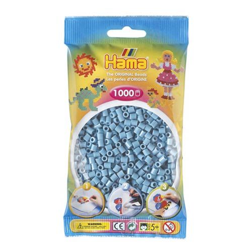 Pack de 1000 Hama midi perles-Turquoise 207-31 