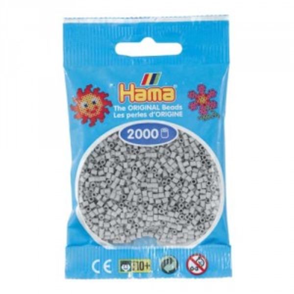 Bolsa de Hama Mini gris claro de 2000 piezas Nº 501-70 Bolsa de Hama Mini gris claro de 2000 piezas Nº 501-70