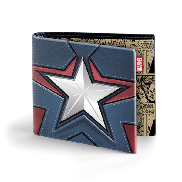 Cartera Monedero Capitán América Marvel Cómics