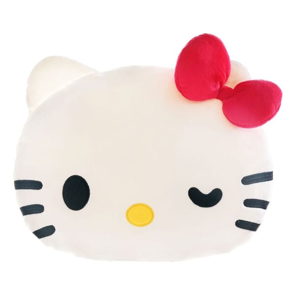 Cojín Peluche Cara Hello Kitty Sanrio 37 cm