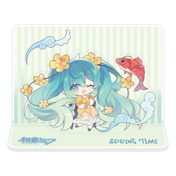 Koi & Spring Time Chibi Hatsune Miku Acrylic Figure Vocaloid