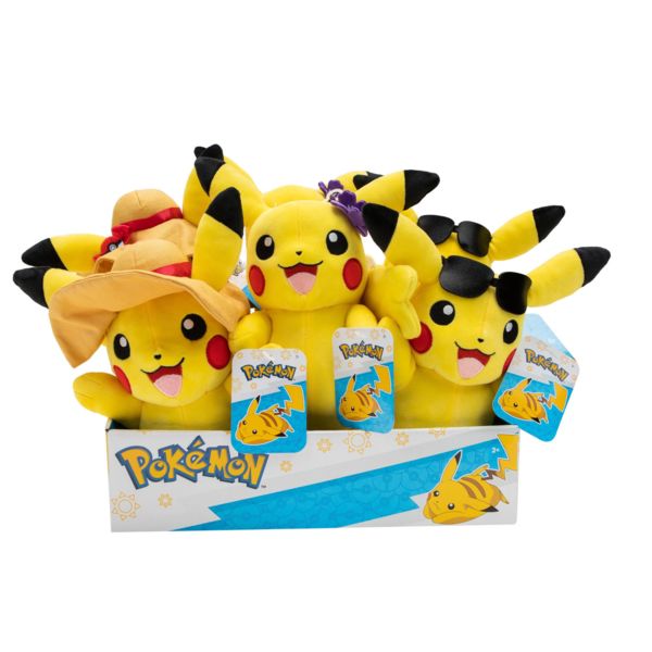 Peluche Pikachu Summer Pokémon 20 cm