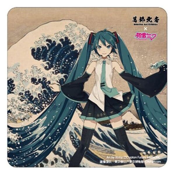 Imán para Coche Hatsune Miku x Katsushika Hokusai Vocaloid