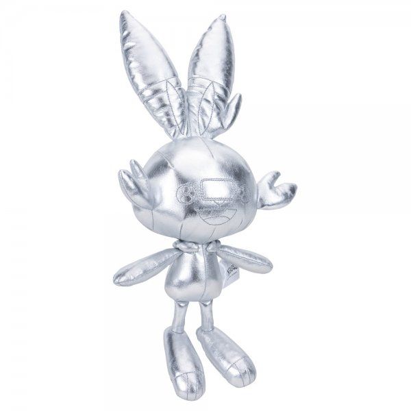 Silver Scorbunny Plush Pokemon 25th Anniversary 20 cm