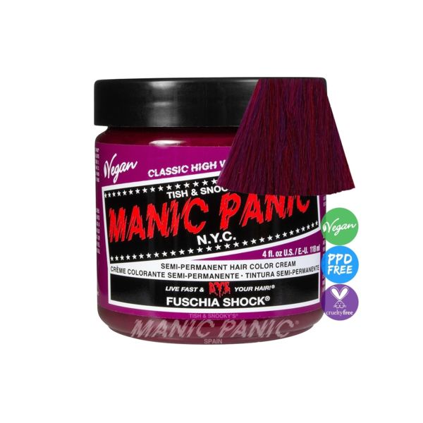 Classic Fuschia Shock Fantasy Dye Manic Panic