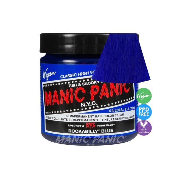 Classic Rockabilly Blue Fantasy Dye Manic Panic