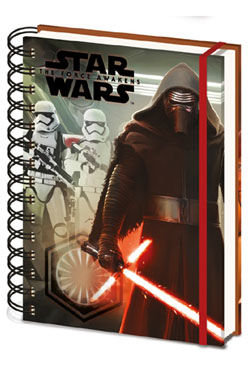 Notebook A5 - Star Wars Episode VII - Kylo Ren & Troopers