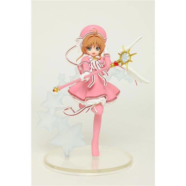 Sakura Kinomoto in pink Figure Cardcaptor Sakura Clear Card