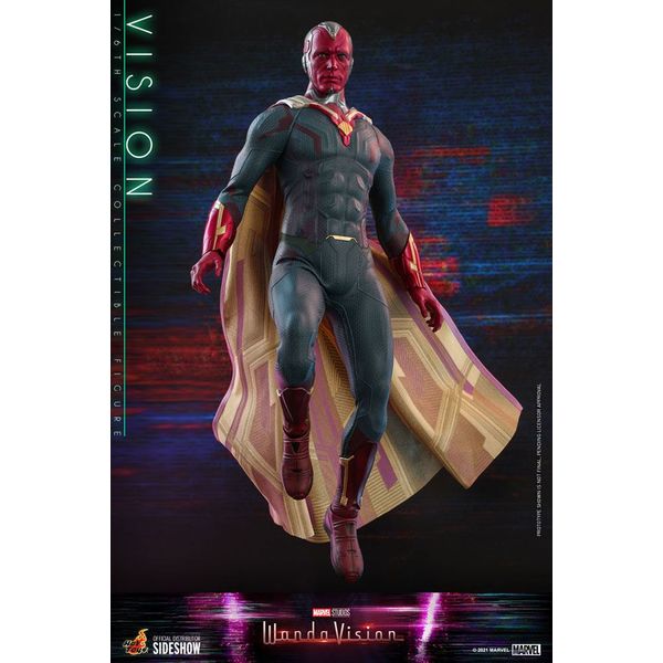 Figura Vision WandaVision La Bruja Escarlata y Vision Hot Toys