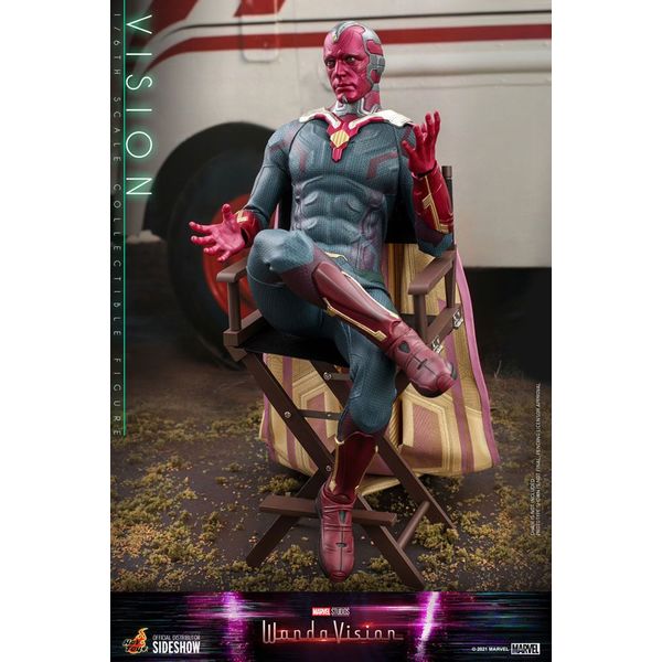 Figura Vision WandaVision La Bruja Escarlata y Vision Hot Toys