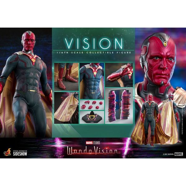 Figura Vision WandaVision La Bruja Escarlata y Vision Hot Toys