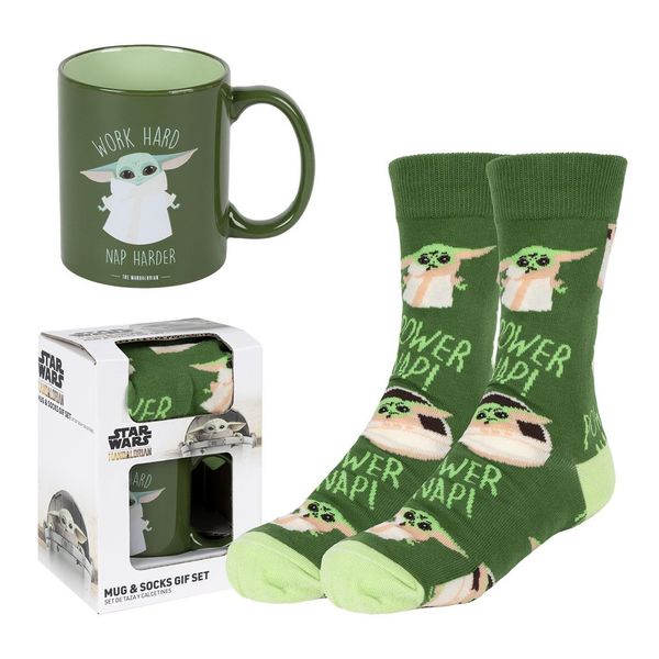 Grogu Mug and Socks Pack Star Wars The Mandalorian