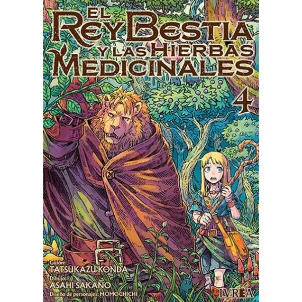 El rey bestia y las hierbas medicinales #04 Spanish Manga