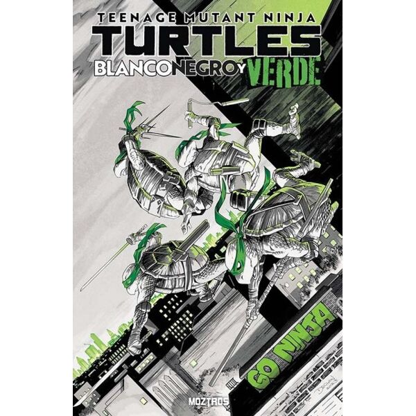 Teenage Mutant Ninja Turtles: Blanco, Negro y Verde Spanish Comic