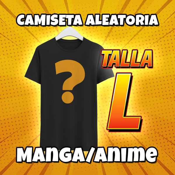Camiseta Anime Aleatoria Talla L Regalo JUMP Camiseta Anime Aleatoria Talla L Regalo JUMP