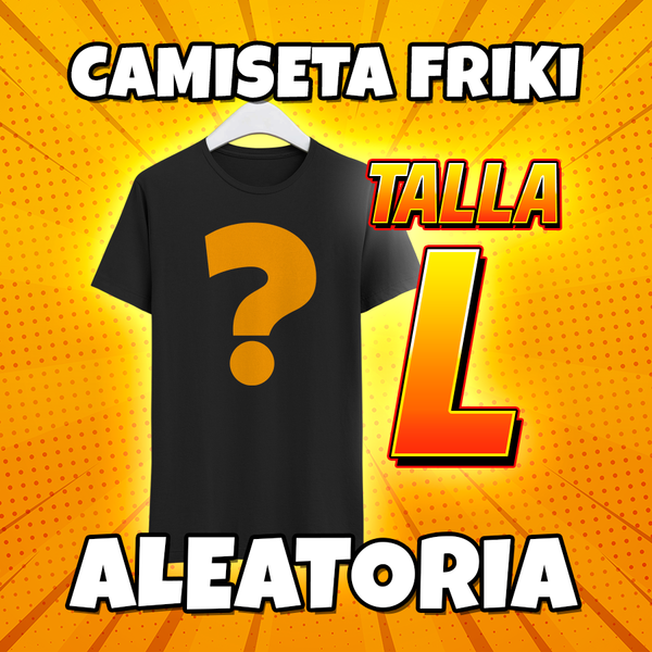Camiseta Friki Aleatoria Talla L Regalo JUMP Camiseta Friki Aleatoria Talla L Regalo JUMP