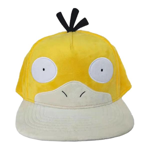 Psyduck Plush Snapback Cap Pokémon