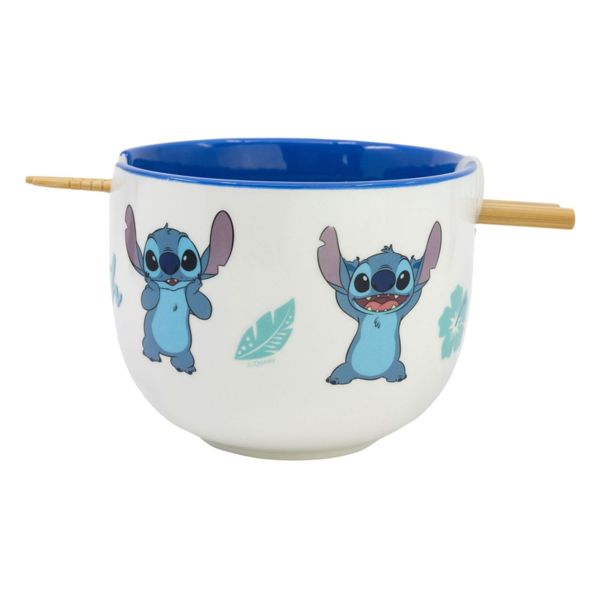 Stitch Ramen Bowl with Chopstick Lilo & Stitch Disney