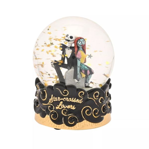 Bola de Nieve Star-cossed Lovers Jack Skellington y Sally Pesadilla antes de Navidad Disney