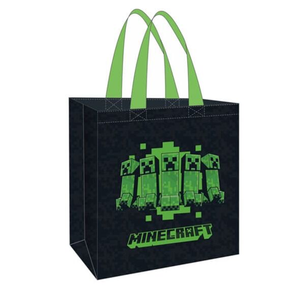 Creeper Minecraft Reusable Shopping Bag
